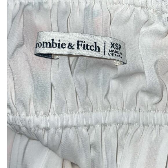 Abercrombie & Fitch Citrus Fruit Tie Front Smock Mini Dress Size: XSP - Picture 5 of 5